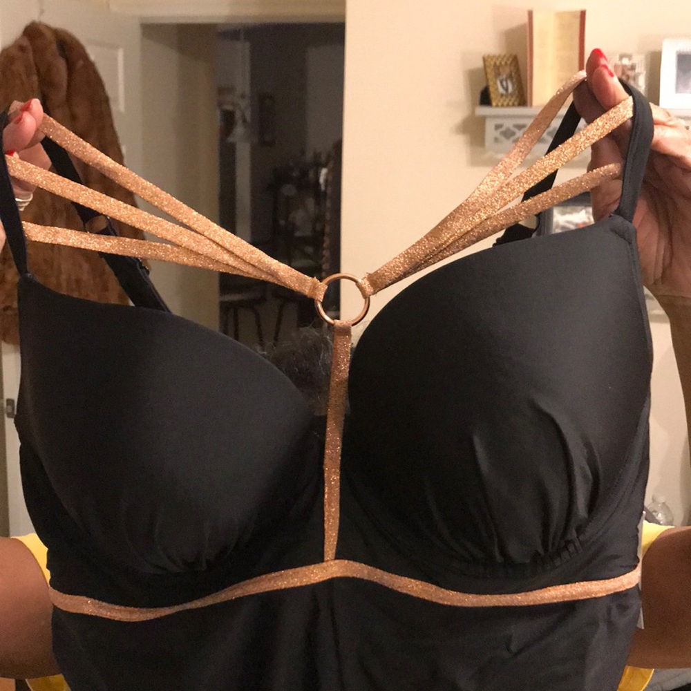 Black swimsuit top